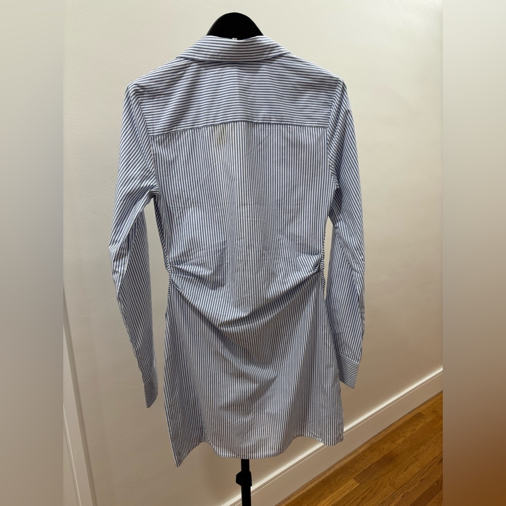 251. NWT Choosy Crosby St Tie- Front Shirt Dress - Picture 5 of 11